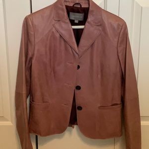 Ann Taylor leather jacket. Vintage